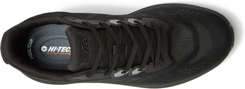 HiTEC Resist SR Runner Mesh Black Non Slip Work Shoes for Men, Comfortable Water Resistant Mens Food Service Sneakers, Medium and Wide Width, Men's Size 7-16 - Image 4